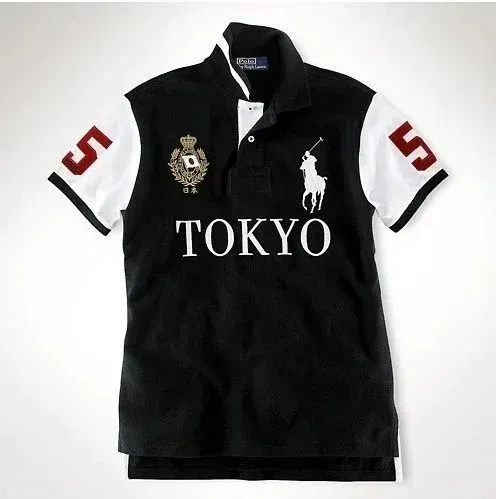 Ralph Lauren Polo Tokyo Black and White Polo - 1