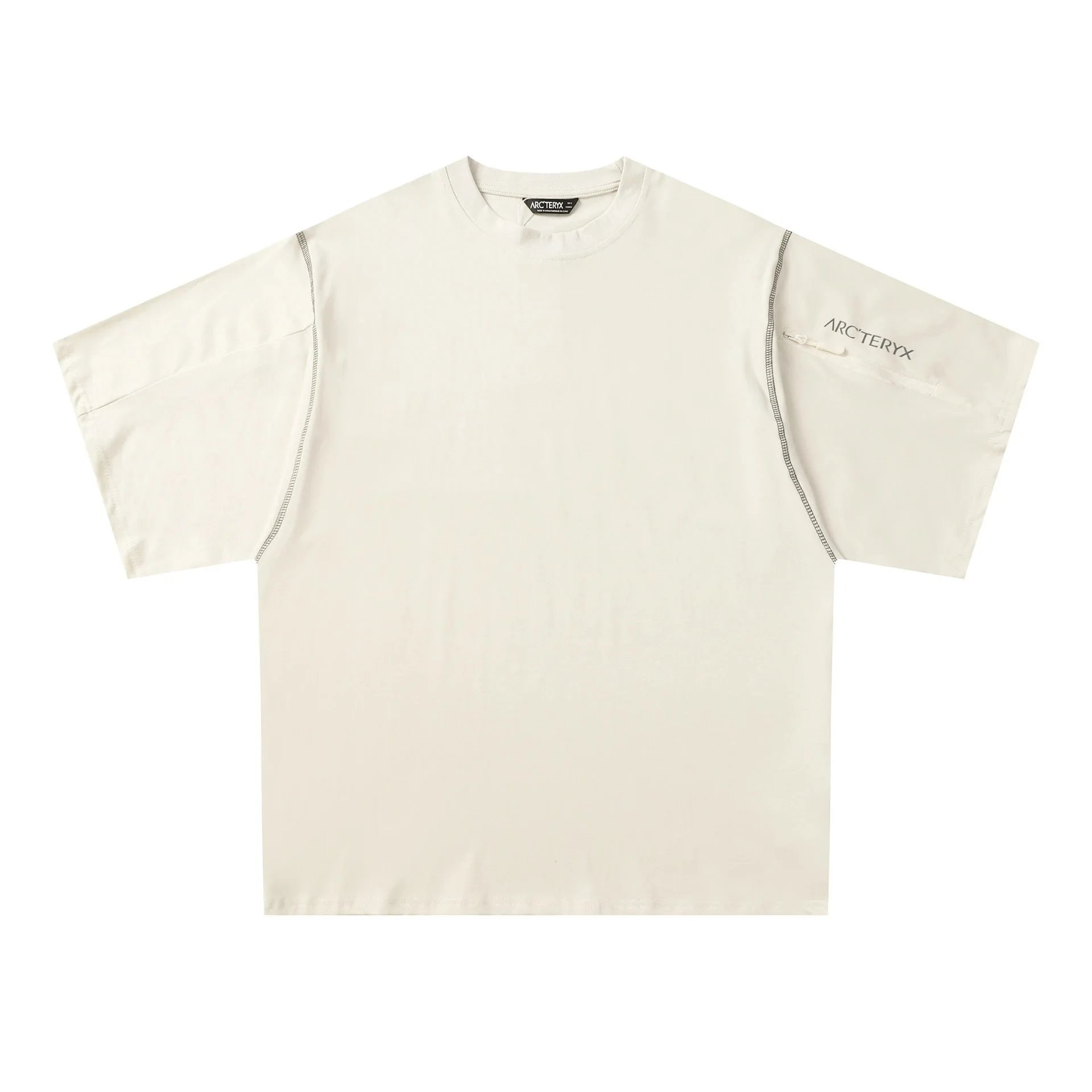 Unbranded Short-Sleeve Graphic T-Shirt — L015 (apricot color)