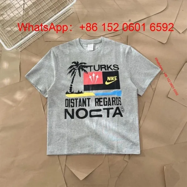 Nike x NOCTA Turks Distant Regards Graphic T-Shirt Gray - 1