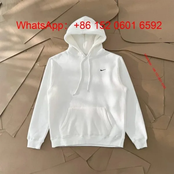 Nike Classic Hoodie White Hoodie - 1