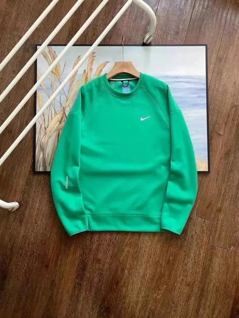 Nike T-Shirts Short-Sleeve Crew-Neck T-Shirt with Swoosh Logo — Nocta Sweatshirt -05