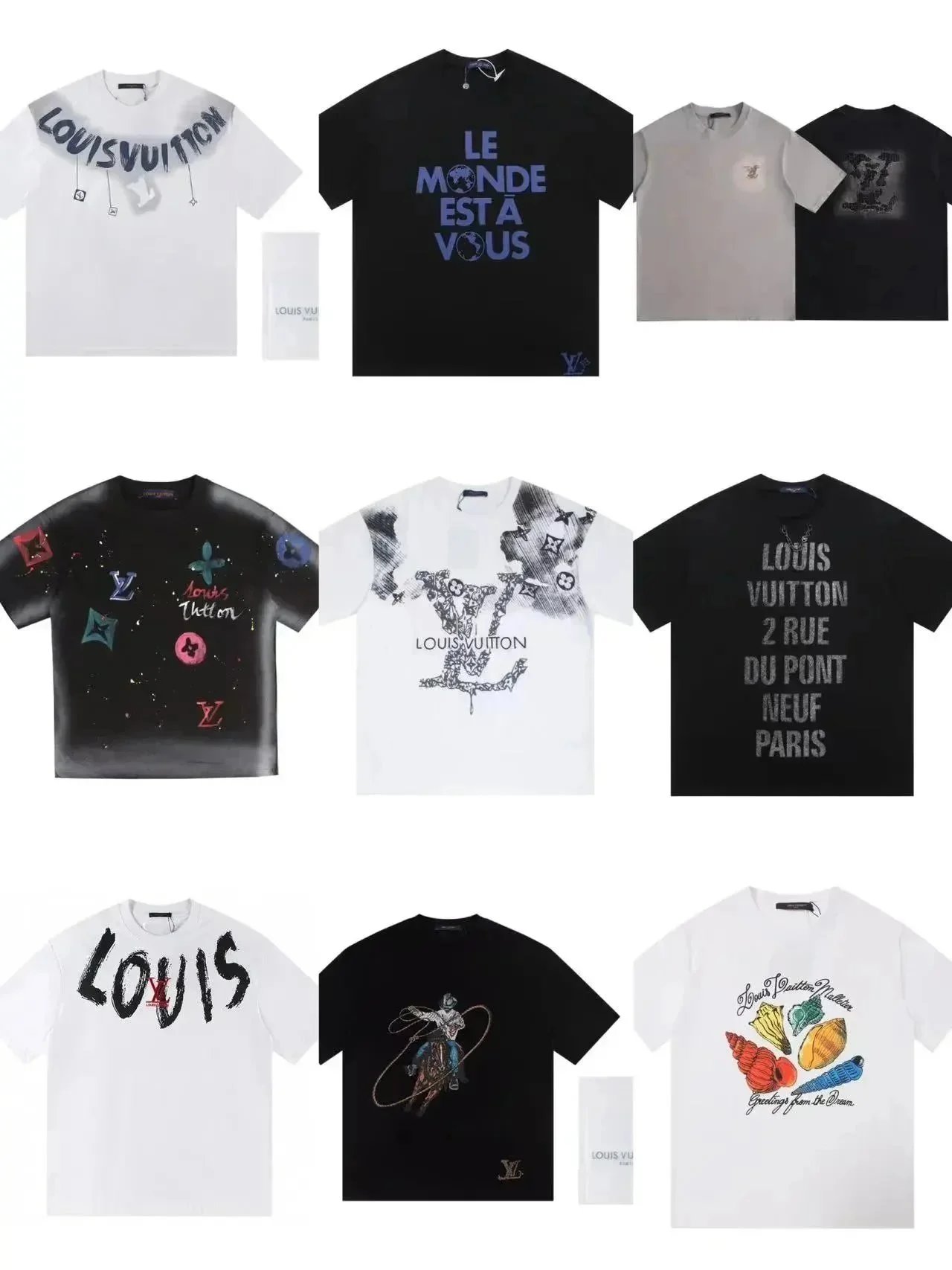 Louis Vuitton T-shirt Tee （ 40 Style