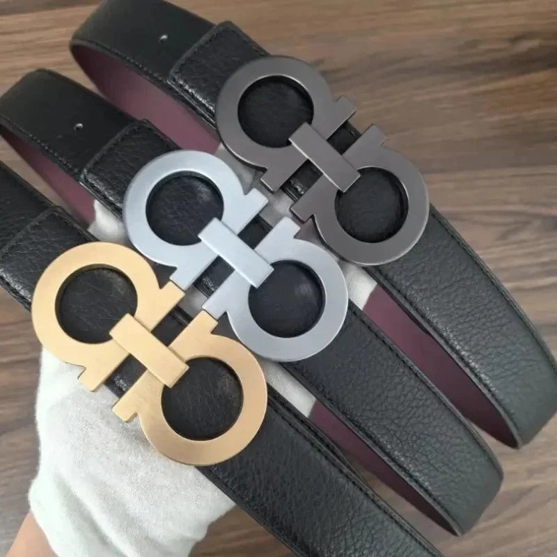 Ferragamo Gancini Buckle Leather Belts product photo 3