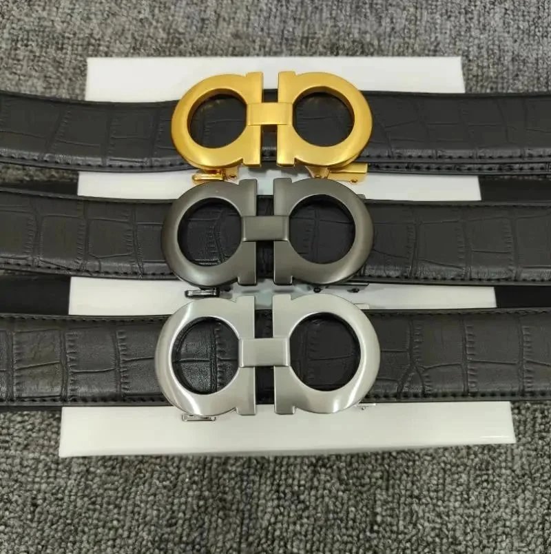 Ferragamo Gancini Buckle Leather Belts product photo 4
