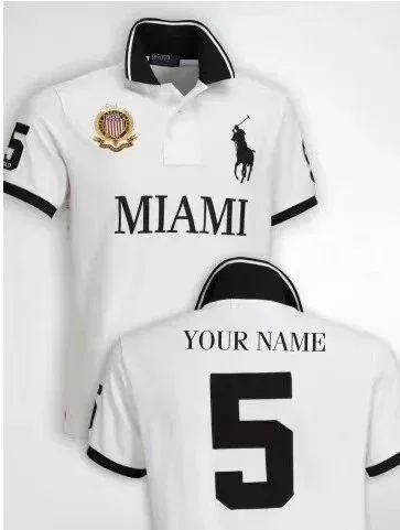 Ralph Lauren Polo Miami White Customizable Polo - 1