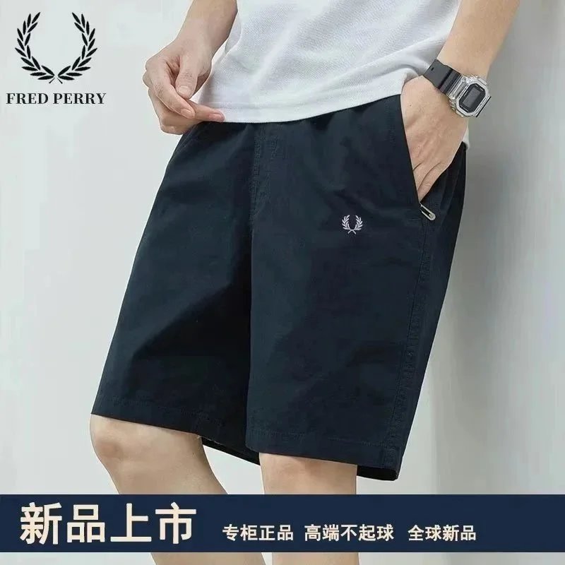 Fred Perry Fred Perry Black Cotton Shorts Black