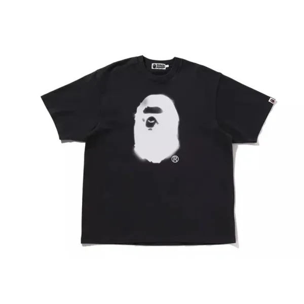 A Bathing Ape Classic Ape Head Black T-Shirt - 1
