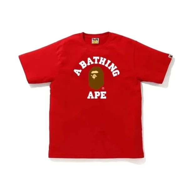 A Bathing Ape Classic Ape Head Red T-Shirt - 1