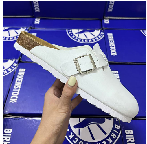 Birkenstock Slippers Boston Buckle Clogs image 5