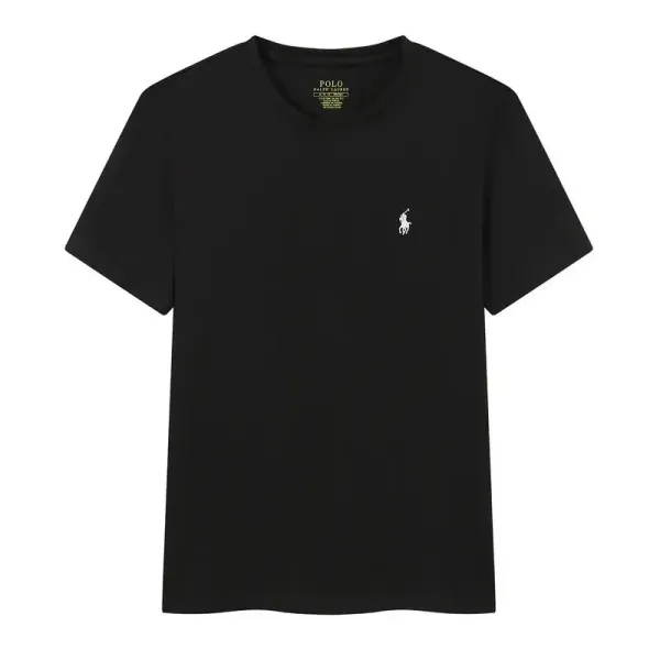 Ralph Lauren Classic Fit Cotton T-Shirt Black - 1