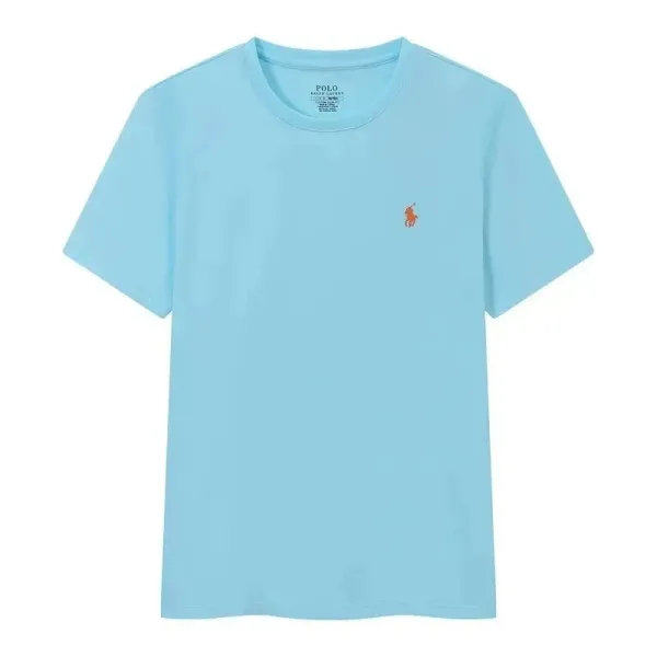 Ralph Lauren Classic Fit Polo Pony T-Shirt Sky Blue - 1