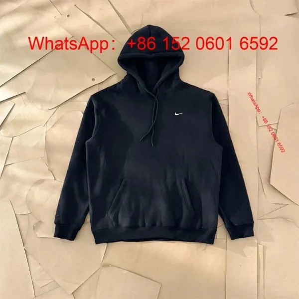 Nike Sportswear Club Fleece Hoodie Black - 1