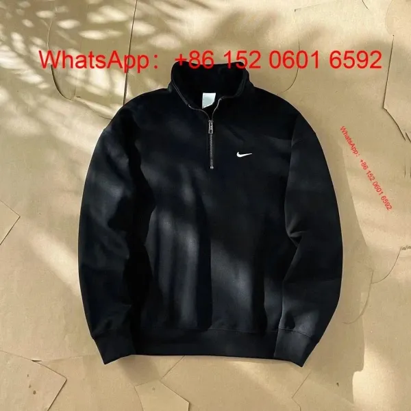 Nike Half-Zip Pullover Black Hoodie - 1