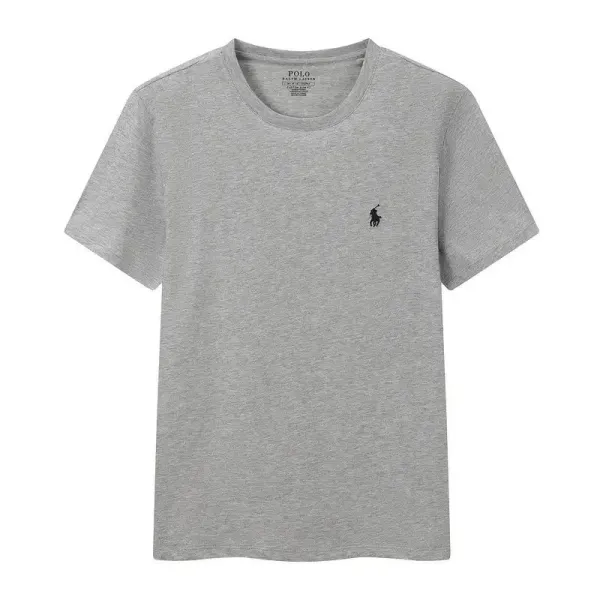 Ralph Lauren Classic Fit Cotton T-Shirt Gray - 1