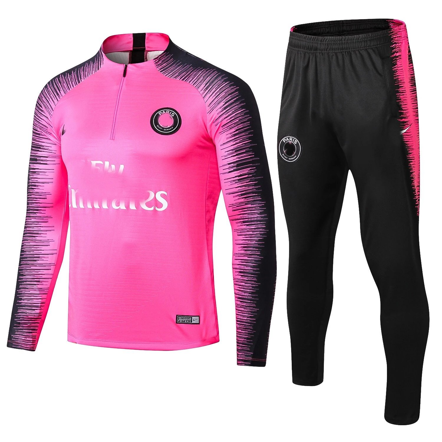 18-19 Paris Saint-Germain Pink with Sleeve Print