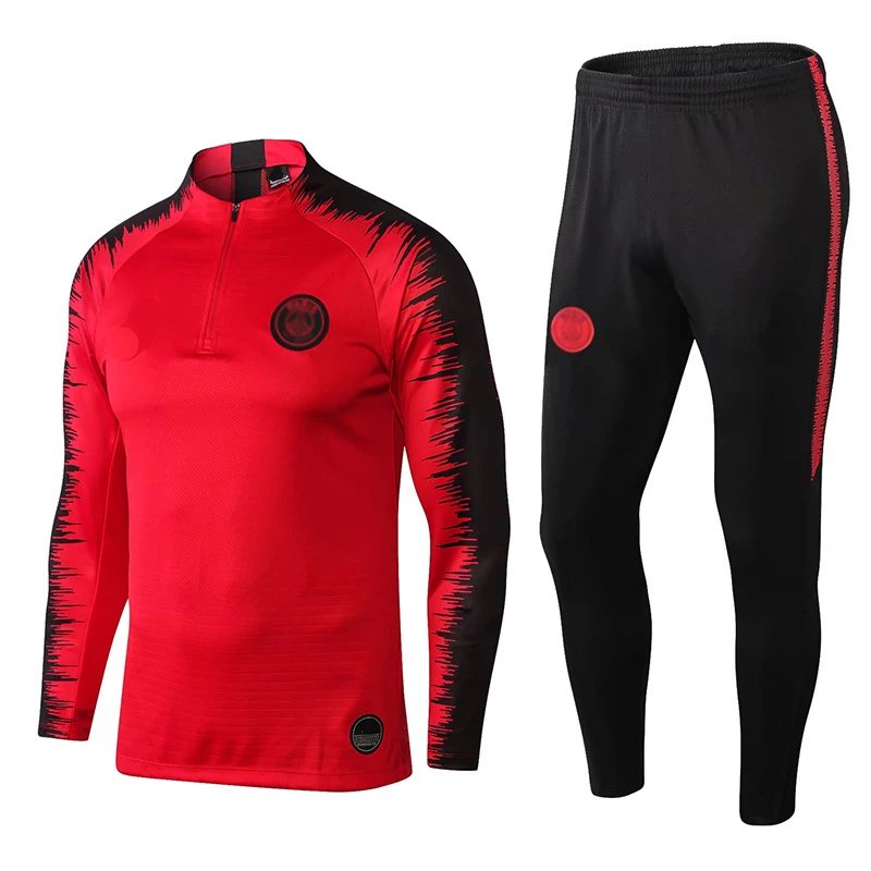18-19 Paris Saint-Germain Red with Sleeve Print Jordan Edition