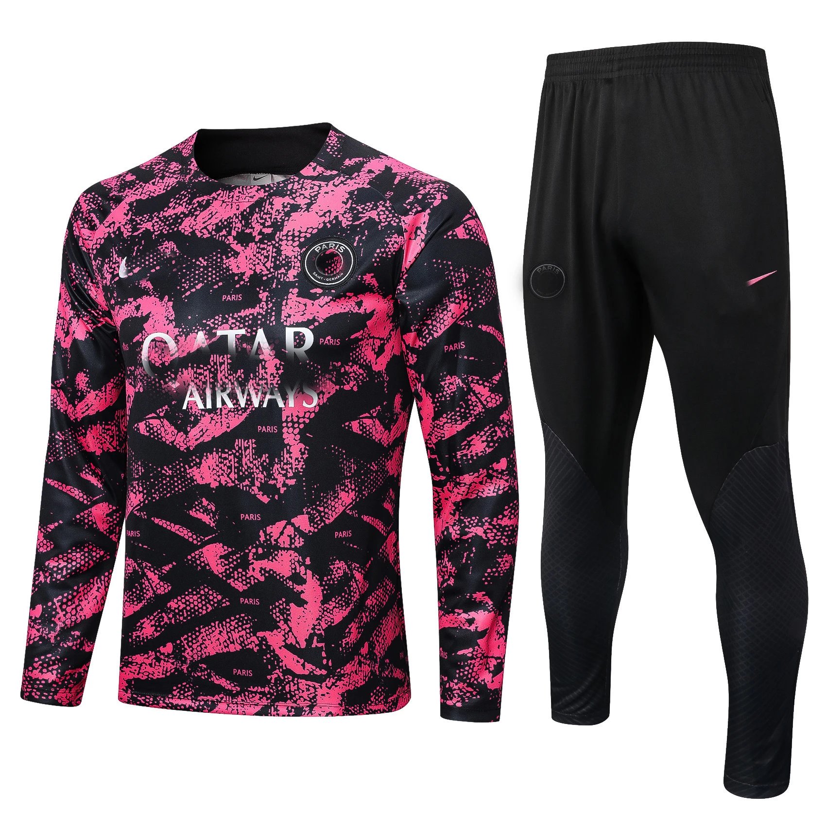 22-23 Paris Saint-Germain Black Pink Camouflage (Spray Ink Edition)