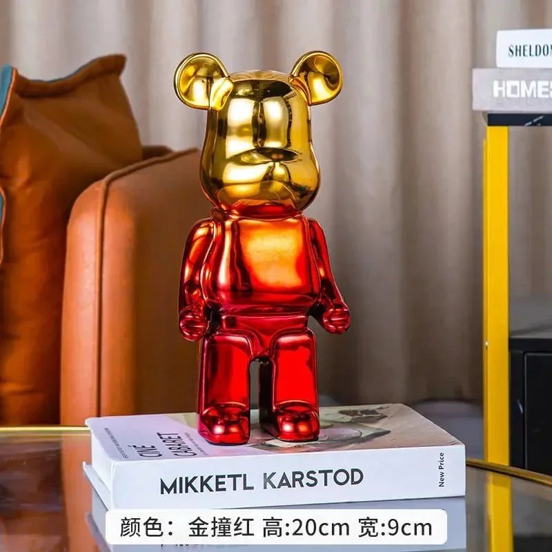 Medicom Toy Bearbrick Gold Red 200% Figure Accessories