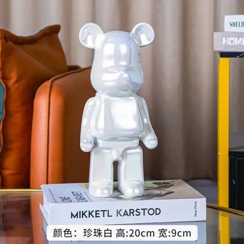 Medicom Toy Bearbrick Pearl White 20cm Figurine Accessories
