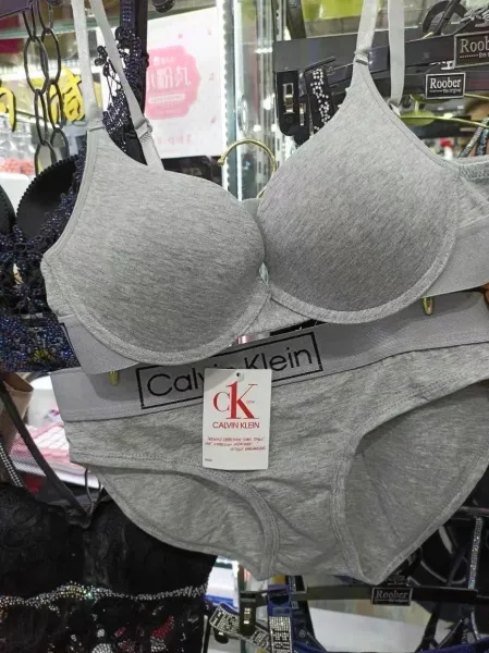 Calvin Klein Modern Cotton White Triangle Bra and Brief Set Underwear - 7