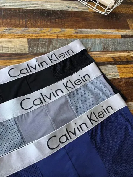 Calvin Klein Mesh Boxer Briefs in Black, Gray, and Navy Underwear - 6