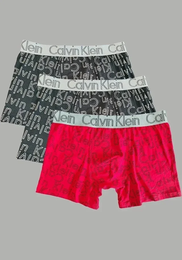 Calvin Klein Underwear Logo Print Boxer Briefs, 3-Pack product detail image 3