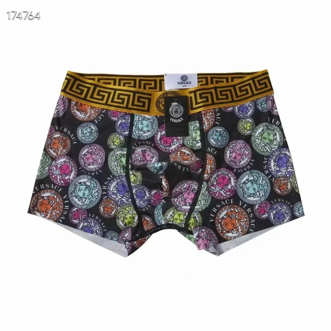 Versace Underwear Men's Medusa-print boxer briefs, 4-pack image 4