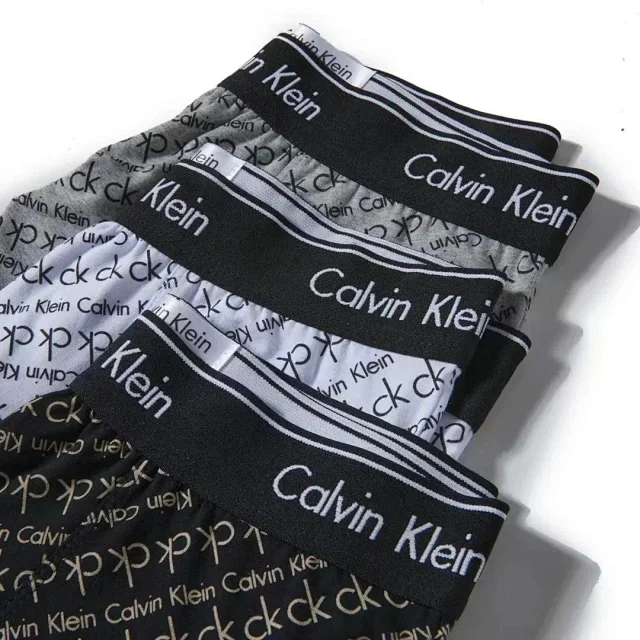Calvin Klein Underwear Men's logo-print boxer briefs product detail image 6
