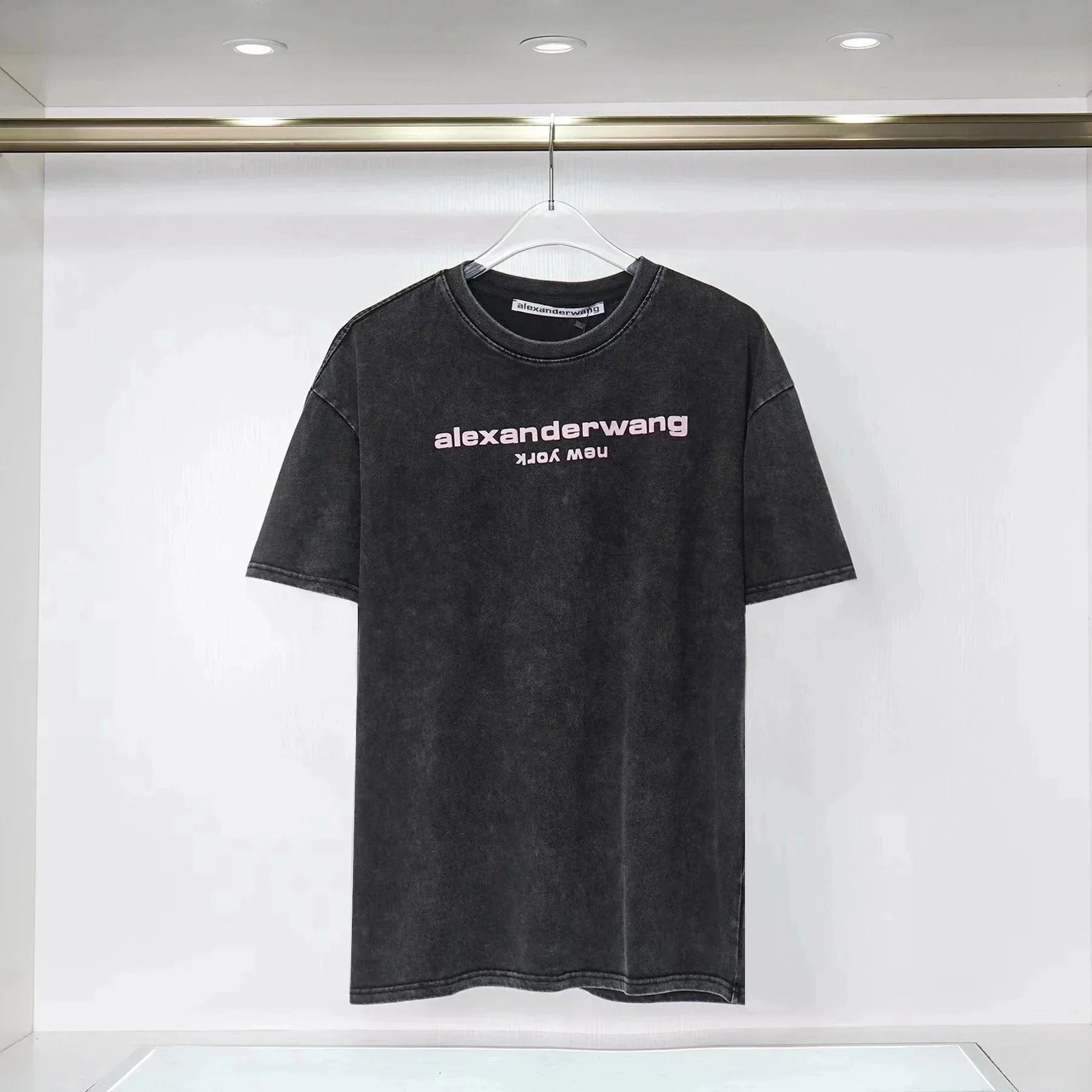Alexanderwang Logo Black Casual T-Shirt