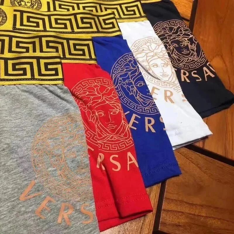 Versace Underwear Men's Medusa and Greek Key Boxer Briefs image 7