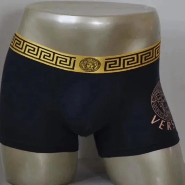 Versace Underwear Men's Medusa and Greek Key Boxer Briefs product detail image 3