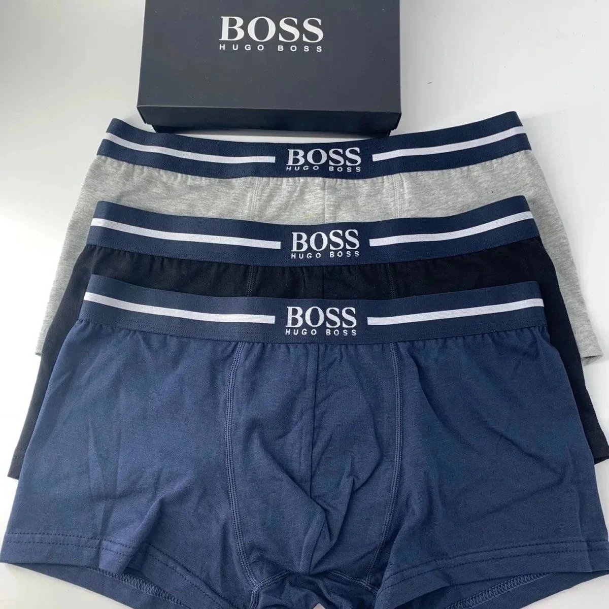 BOSS Underwear Men's Boxer Briefs, 3-Pack image 3