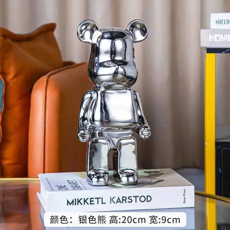 Medicom Toy Bearbrick Silver Chrome 200% Figure Accessories