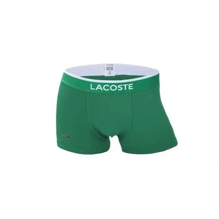 Lacoste Underwear Men's Boxer Briefs — A gift box set of three, “Green, Green, Green”