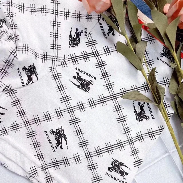 Burberry Underwear Plaid Logo Boxer Briefs, 3-Pack product detail image 8