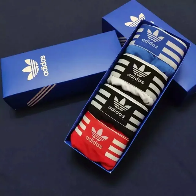 Adidas Underwear Boxer Briefs 4-Pack with Three-Stripe Waistbands product detail image 8