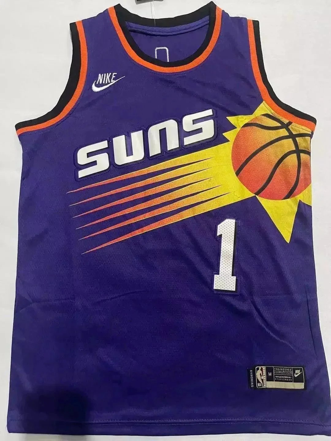 Nike Phoenix Suns City Edition Jersey Purple Orange White - 5