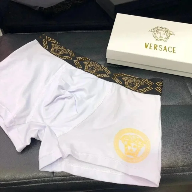 Versace Underwear Medusa and Greek Key Waistband Boxer Briefs product detail image 3