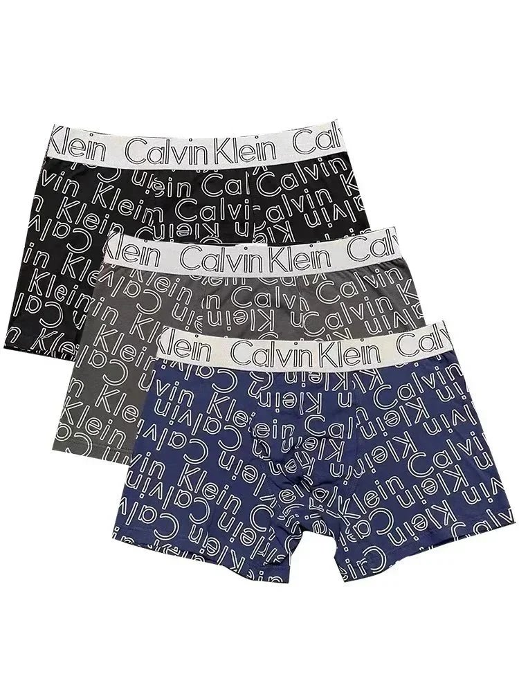 Calvin Klein Underwear Logo Print Boxer Briefs, 3-Pack image 5