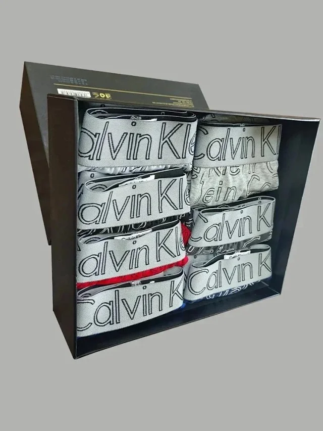 Calvin Klein Underwear Logo Print Boxer Briefs, 3-Pack product detail image 7