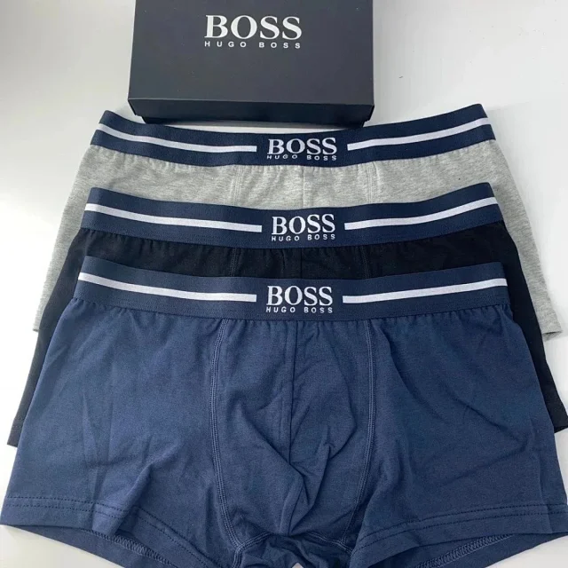 BOSS Underwear Men's Boxer Briefs, 3-Pack product detail image 4