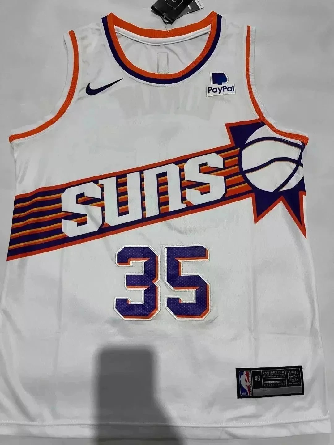 Nike Phoenix Suns City Edition Jersey Purple Orange White - 2