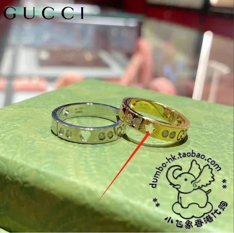 Gucci GG Marmont Wide Ring Silver Jewelry - 9