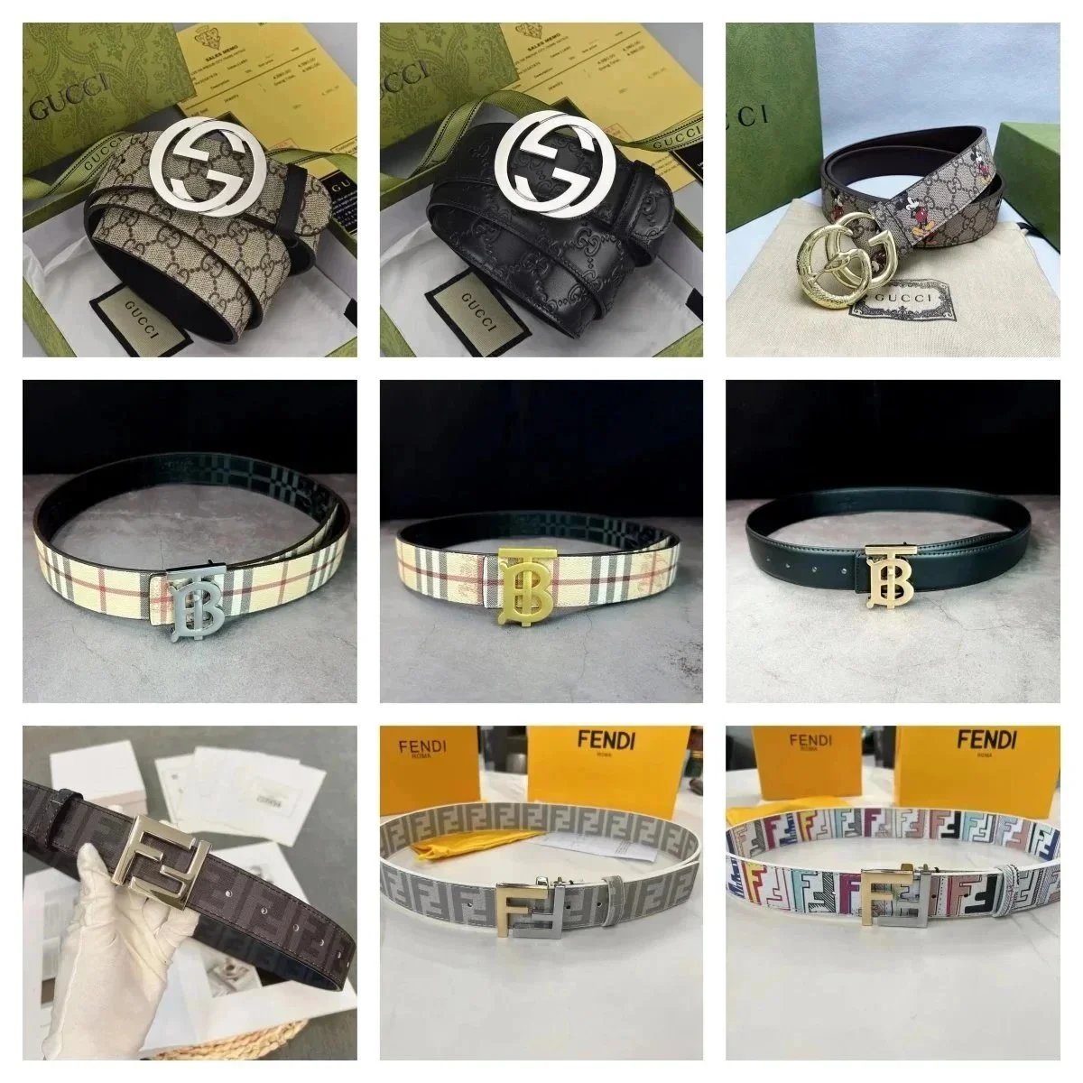 Gucci Leather Belt B