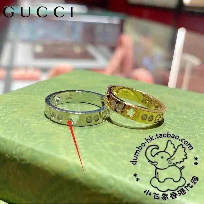 Gucci GG Marmont Wide Ring Silver Jewelry - 10