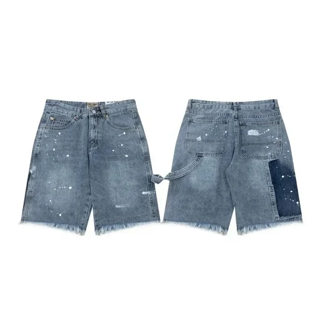 Gallery Dept. Shorts Distressed raw-hem denim product detail image 6