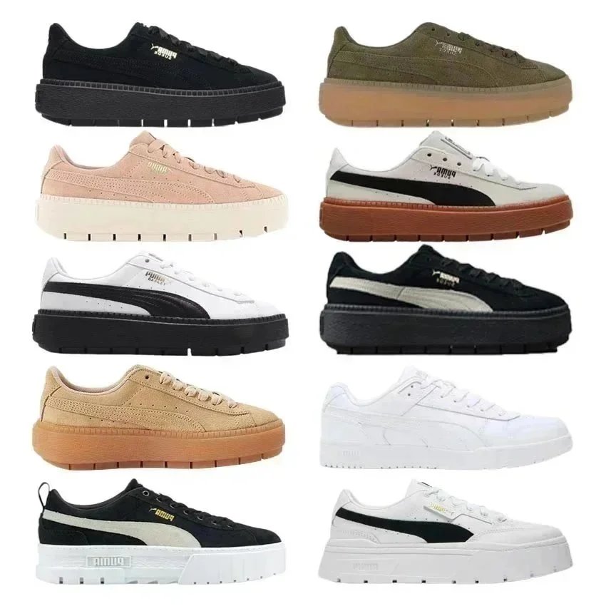 Puma Suede Platform Black Casual Sneakers