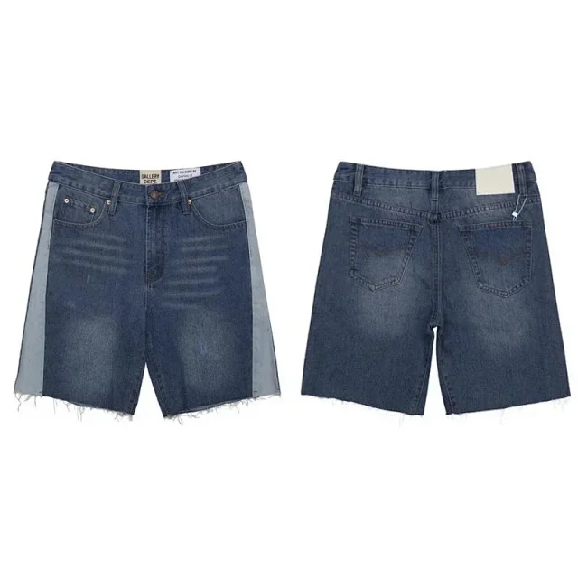 Gallery Dept. Shorts Distressed raw-hem denim product detail image 3