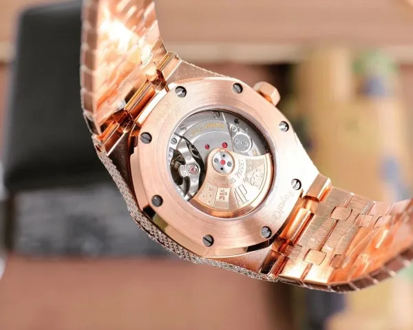 Audemars Piguet Royal Oak Offshore Chronograph Diamond-Encrusted Gold Watch Watches - 24