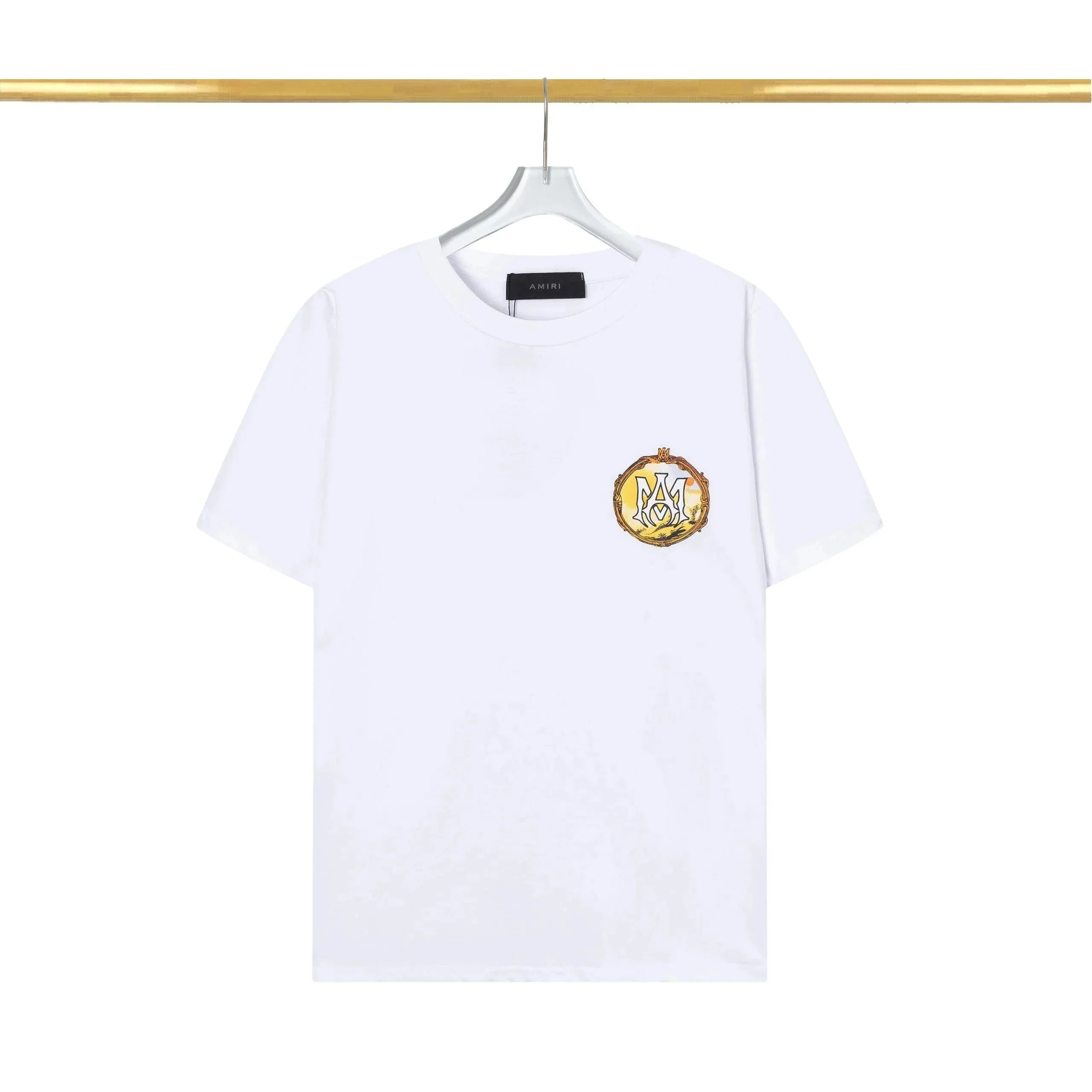 Amiri Logo White Cas
